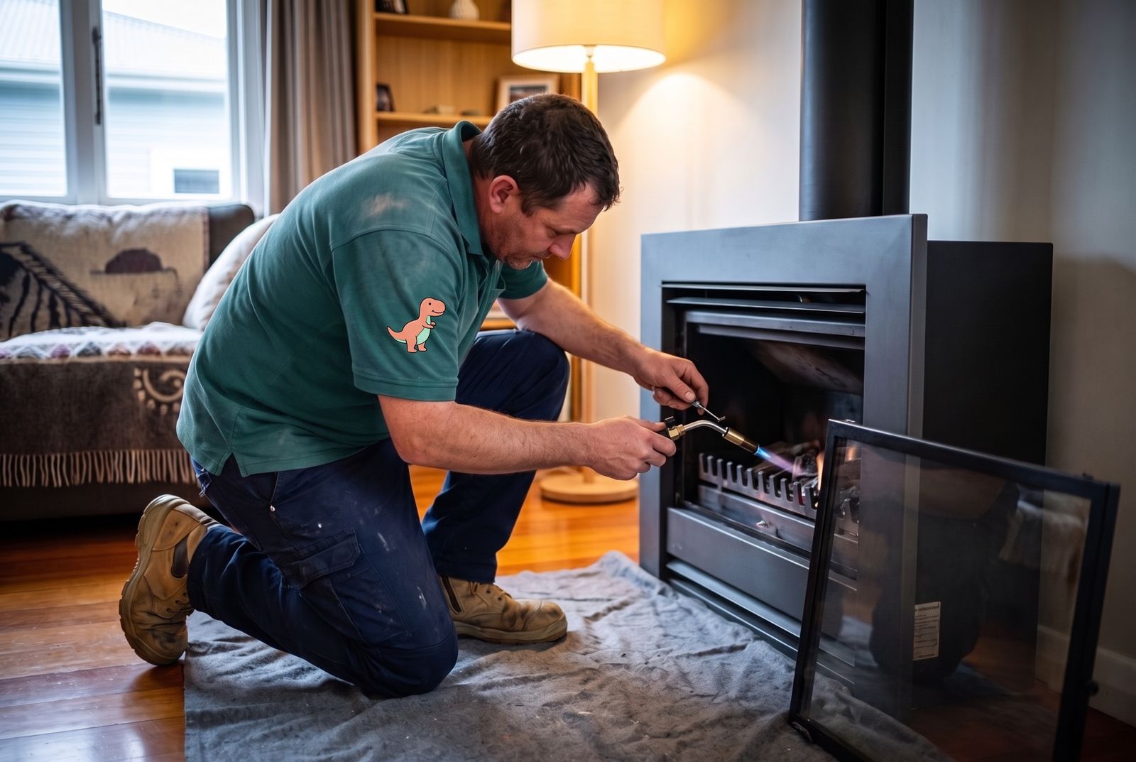 Gas Fires by a licensed Cheeky's Plumbers plumber in Wellington
