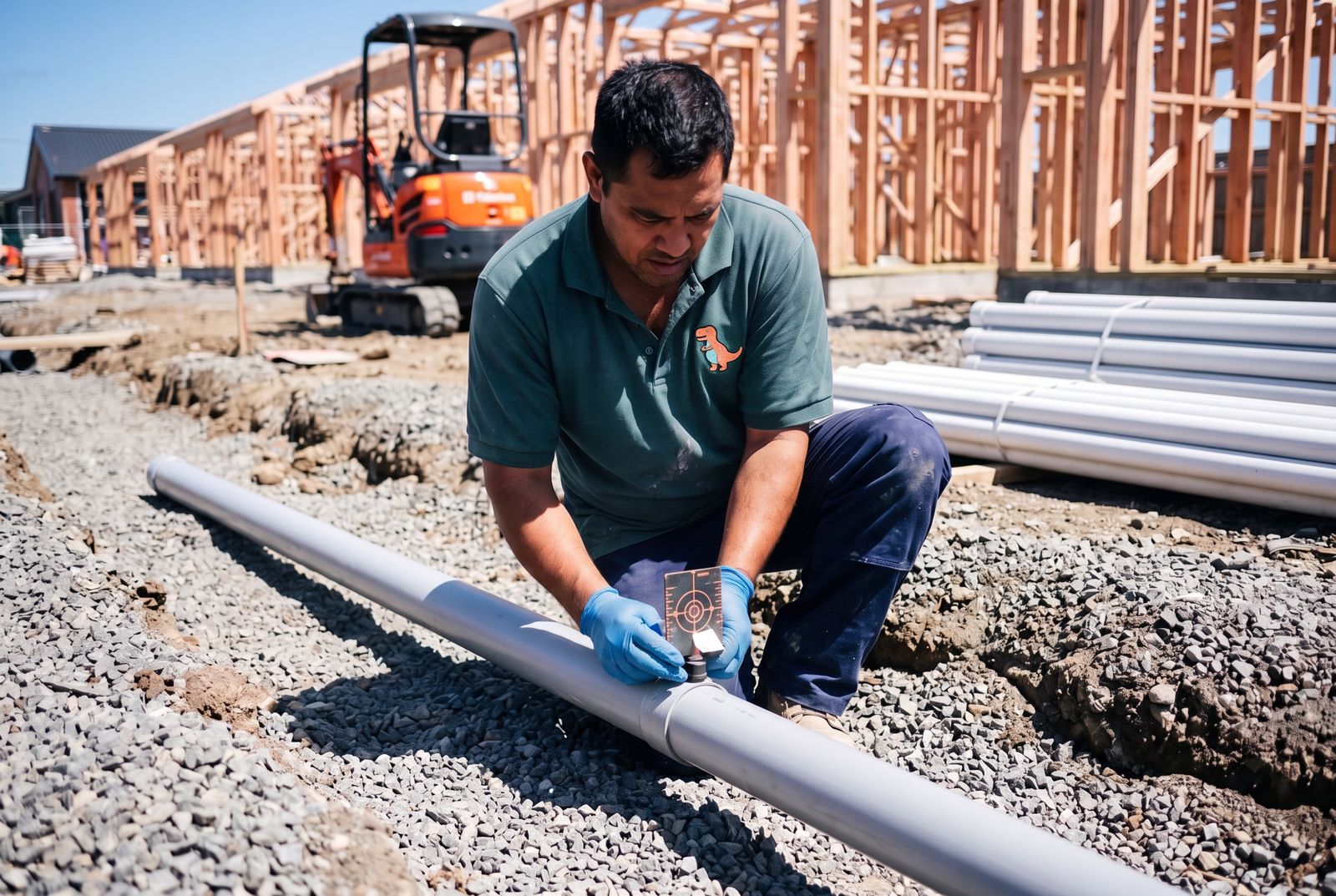 Drainlaying by a licensed Cheeky's Plumbers plumber in Wellington