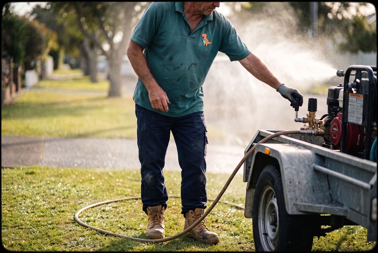 Hydro Jetting by a licensed Cheeky's Plumbers plumber in Wellington