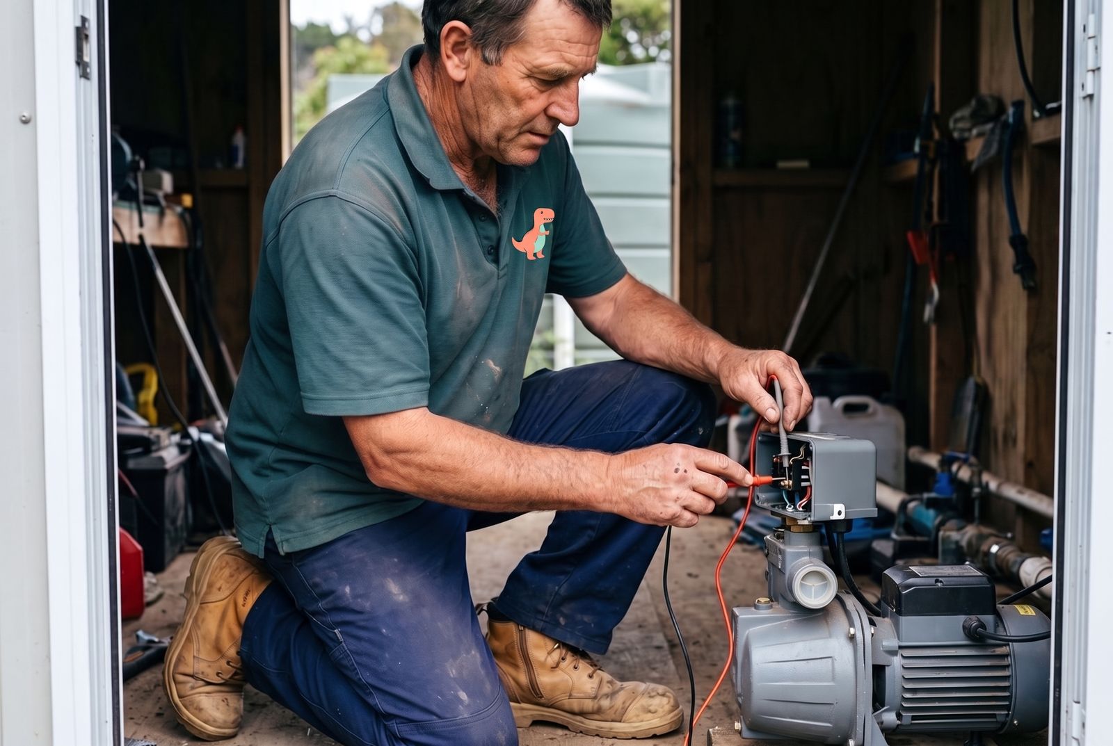 Water Pumps by a licensed Cheeky's Plumbers plumber in Wellington